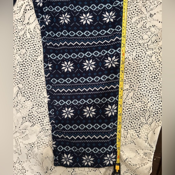 Carole Hochman Navy and White Snowflake Pajama Pants - Picture 5 of 5